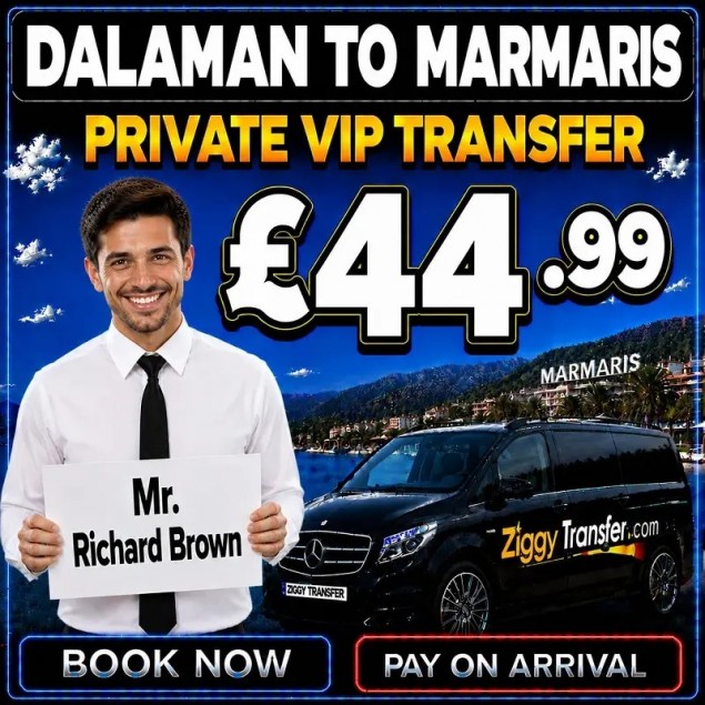 Dalaman Airport to Marmaris transfer time